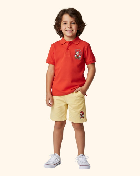 Unisex Kids Active Polo & Shorts Outfit