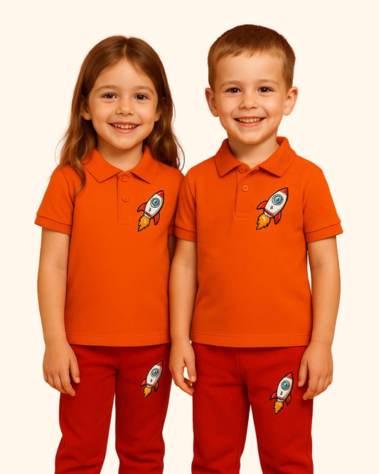 Unisex Kids Polo Track Co-Ord Set
