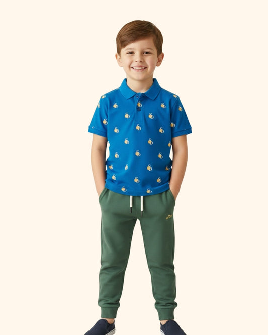 Unisex Kids Polo Track Co-Ord Set