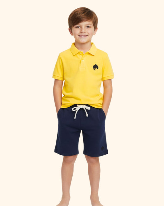 Unisex CoolFit Polo Shorts Set