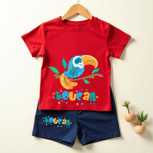 Style Print T-Shirt & Shorts Sets