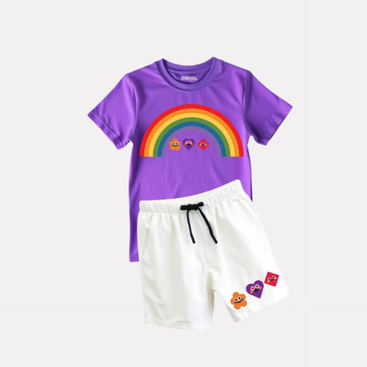 Rainbow Theme Unisex Clothing Set