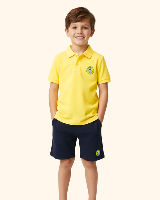 Unisex CoolFit Polo Shorts Set