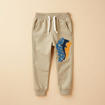 T-Shirt & Pant Sets – Fun Prints (Maroon & Beige)