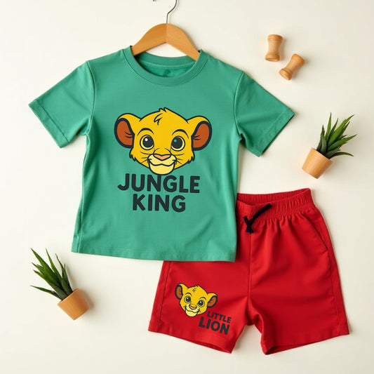 T-Shirt with Shorts | Trendy Kidswear
