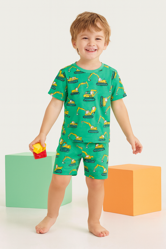 All over Print Co-Ord T-Shirt & Shorts set