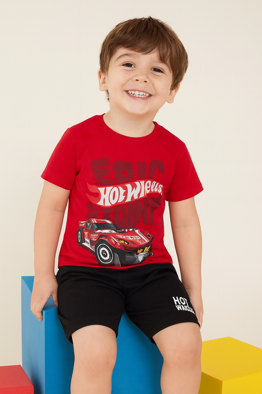 Kids Casual Wear T-Shirt & Shorts Set
