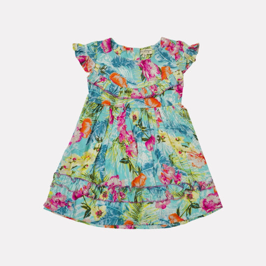 Pure Cotton Floral Print Casual Dress