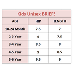 4-Pack Plain Kids briefs Combo