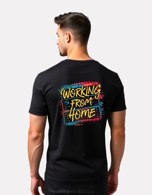 Men's 3-Pack Printed Round Neck Cotton T-Shirts