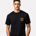 Men's 3-Pack Printed Round Neck Cotton T-Shirts