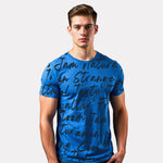 Men's 3-Pack Printed Round Neck Cotton T-Shirts