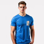 Men's 3-Pack Printed Round Neck Cotton T-Shirts