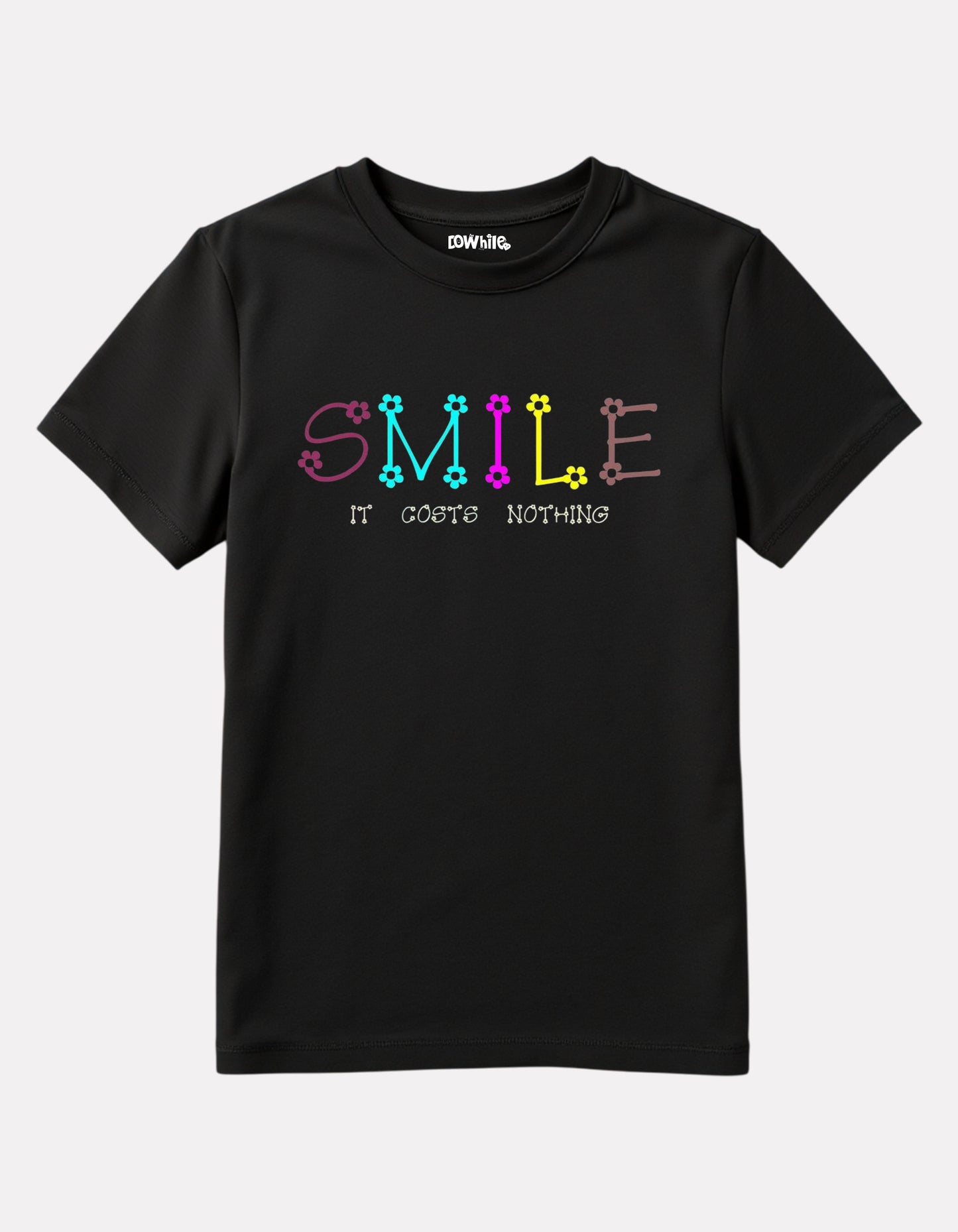 Junior Girls Printed T-Shirt Black Color