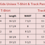 Playful Prints T-Shirt & Track Set (Royal Blue & Black)