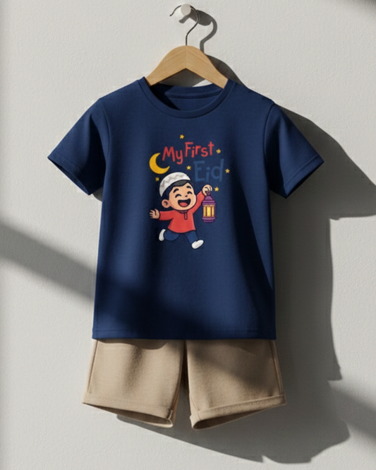My First Eid T-Shirt Set for Kids Unisex