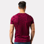 Men's 3-Pack Printed Round Neck Cotton T-Shirts