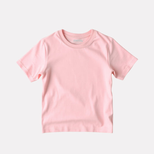 Girls 2 Pack Combo Cotton Plain T-Shirt