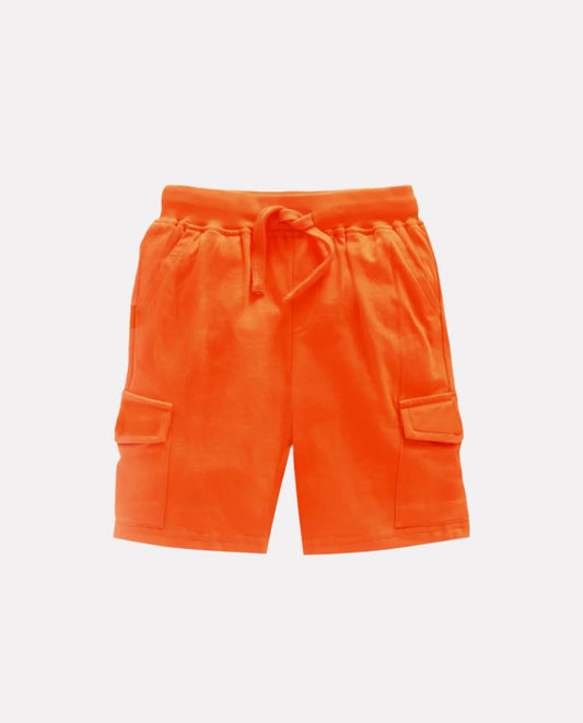 Orange Color Boys cotton Shorts