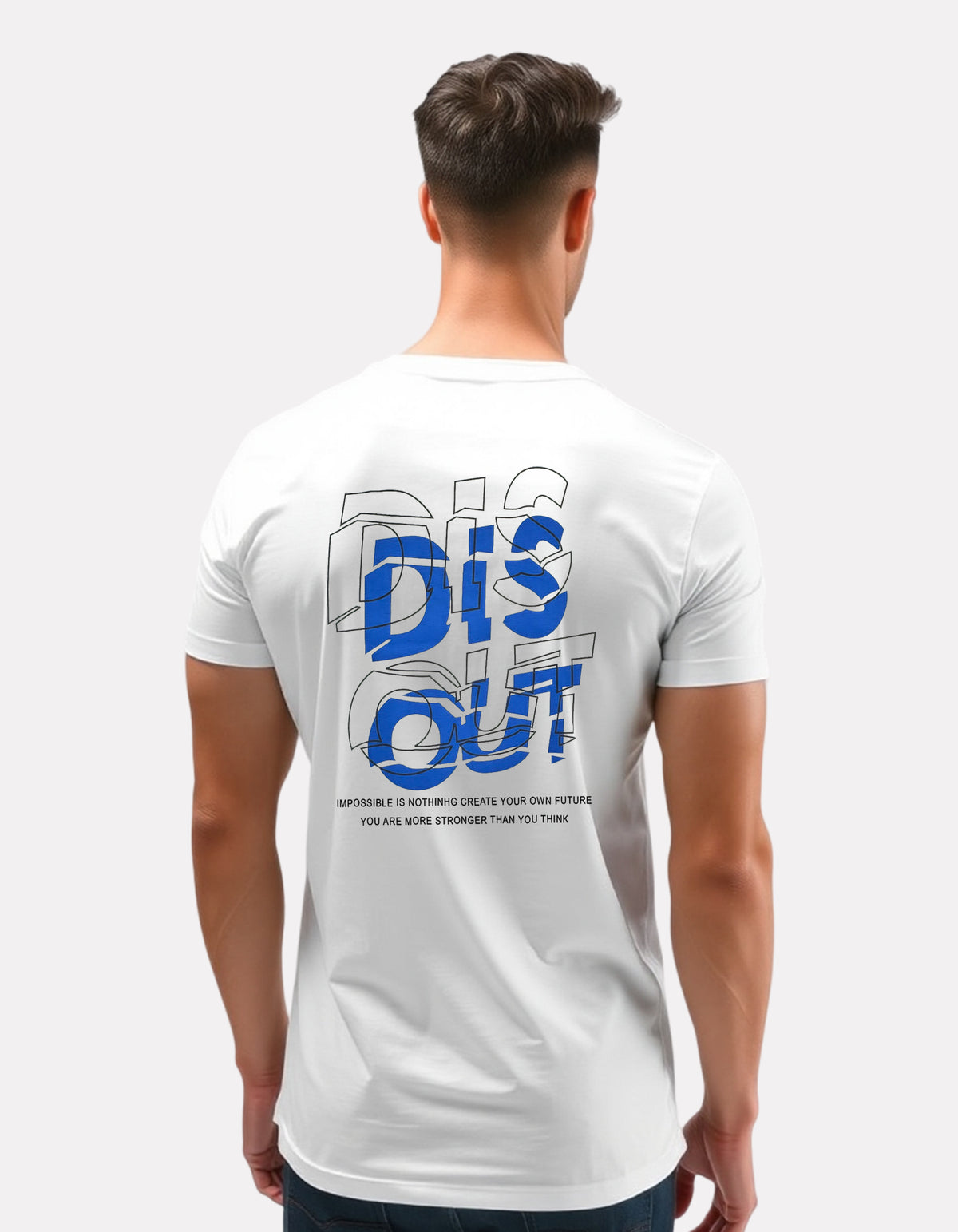 Men's 3-Pack Printed Round Neck Cotton T-Shirts