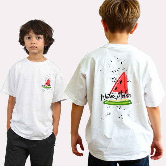 Boys Printed Oversized Cotton T-Shirt