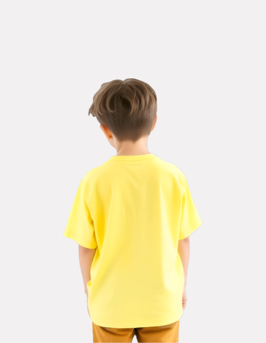Boys Printed Oversized Cotton T-Shirt