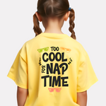 Girls Printed Extended Sleeves Oversized T-shirt