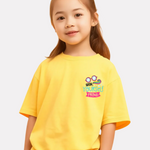 Girls Printed Extended Sleeves Oversized T-shirt