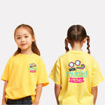Girls Printed Extended Sleeves Oversized T-shirt