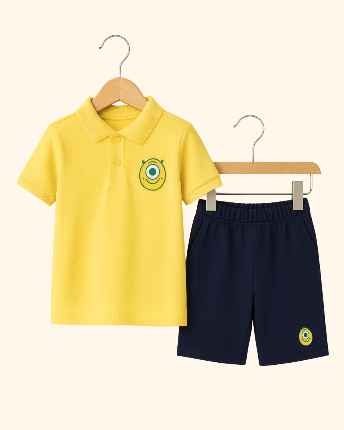 Unisex CoolFit Polo Shorts Set