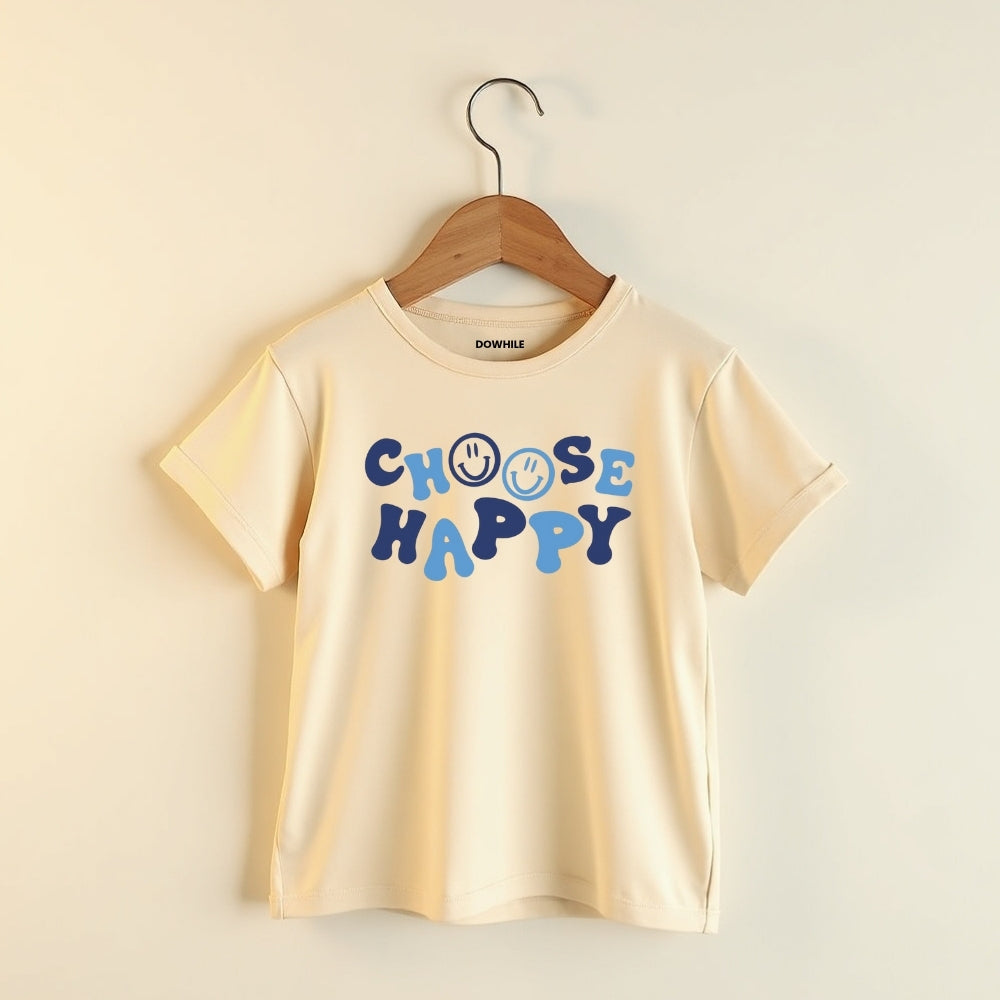 T-Shirt & Track Set Printed Style- Beige & Navy
