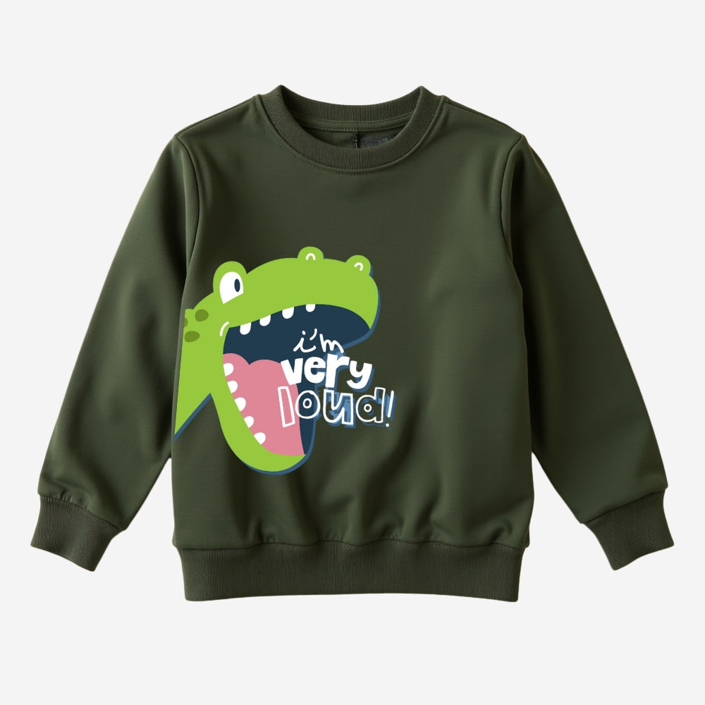 Printed Sweatshirt- Track Pant Cord Set