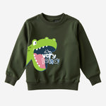 Printed Sweatshirt- Track Pant Cord Set