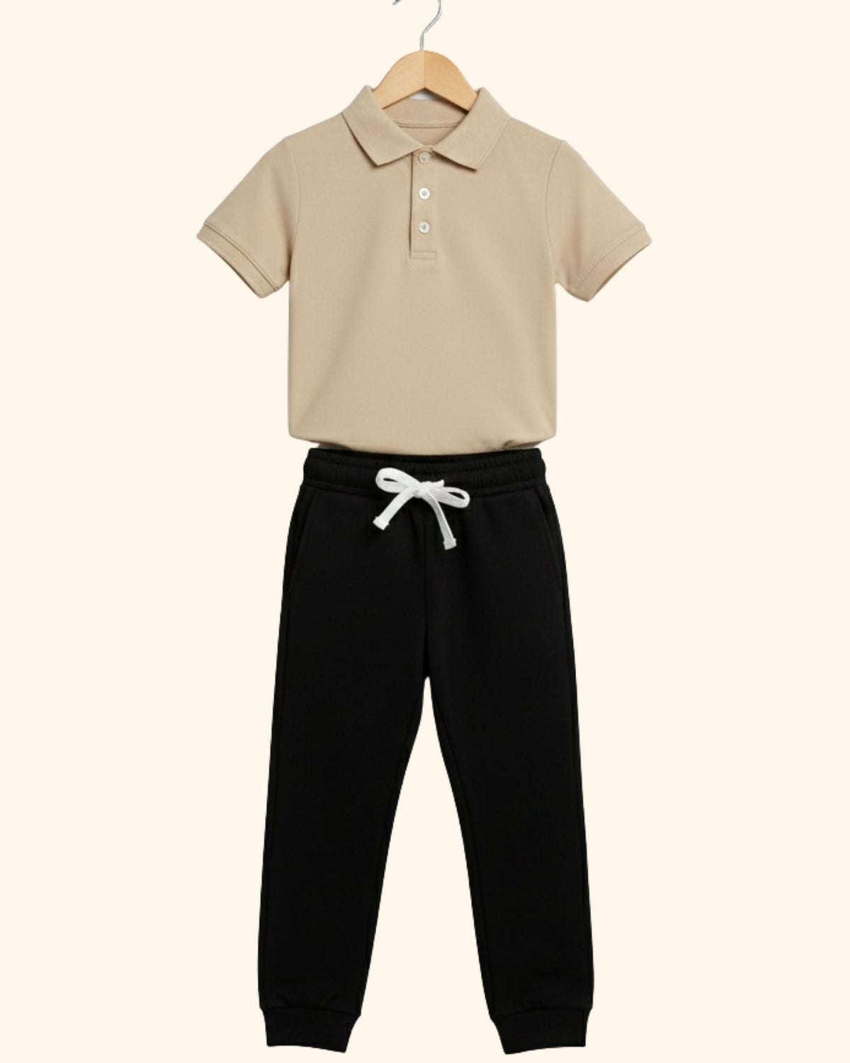 Unisex Kids Summer Polo & Track Set