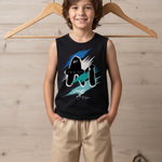 Casual Kids Sleeveless Tee With Short