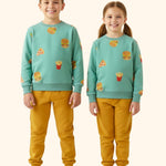 Printed Cotton Sweatshirt Sets