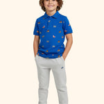Unisex Kids Summer Polo & Track Set