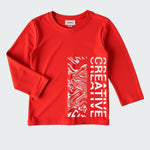 T-Shirt & Pant Sets – Fun Prints (Red & Navy)