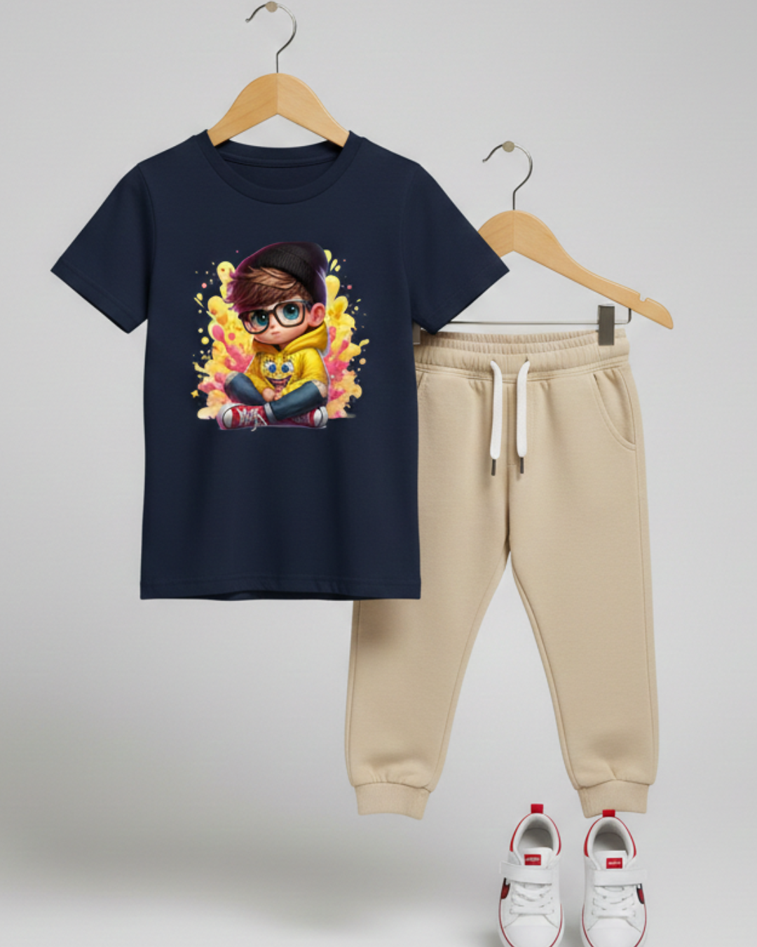 Casual T-shirt Track Pants set