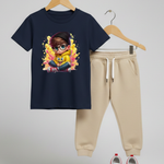 Casual T-shirt Track Pants set