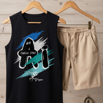 Casual Kids Sleeveless Tee With Short