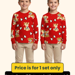 Allover Full sleeve Tee with Track Set