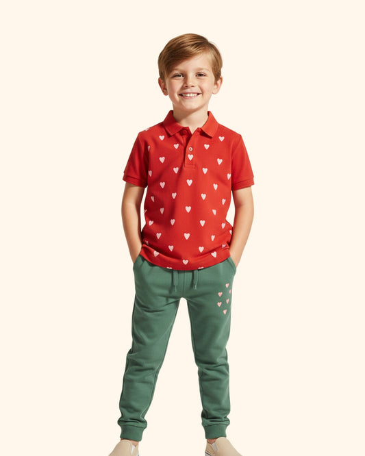 Unisex Little Champs Polo Track Set