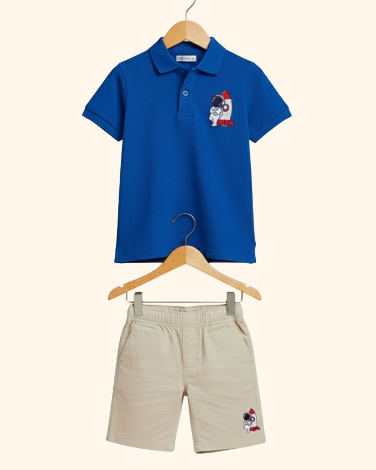 Unisex Kids Polo & Shorts Combo