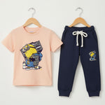 Little Champ Graphic Tee & Track