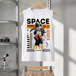 Kids Sleeveless Unisex Tshirt and Shorts Set