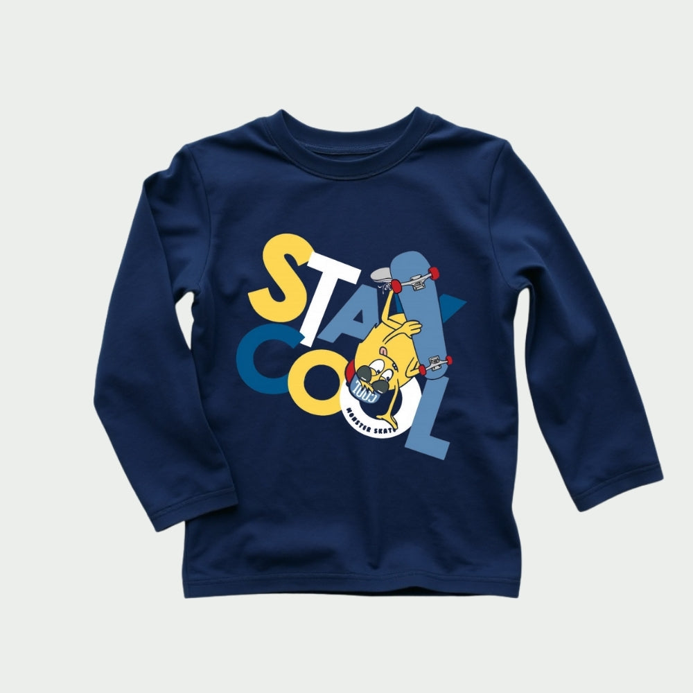 Full Sleeve Printed Sets (Navy & Beige)