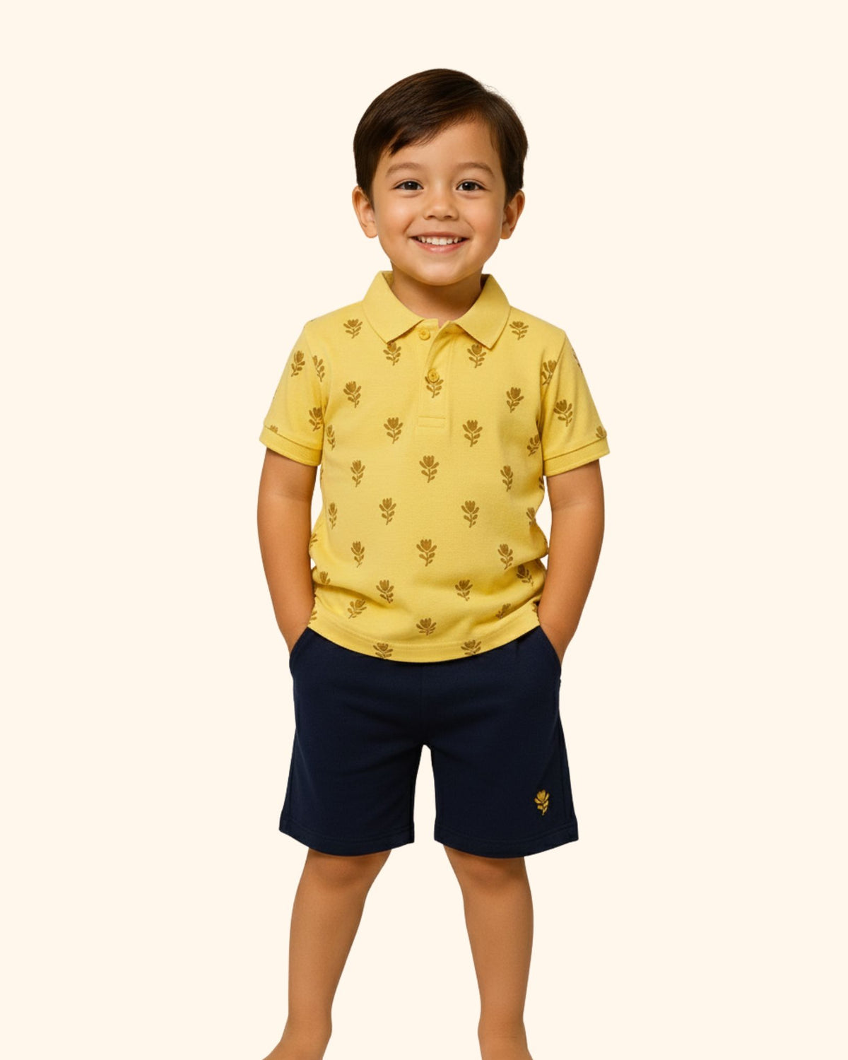 Unisex CoolFit Polo Shorts Set