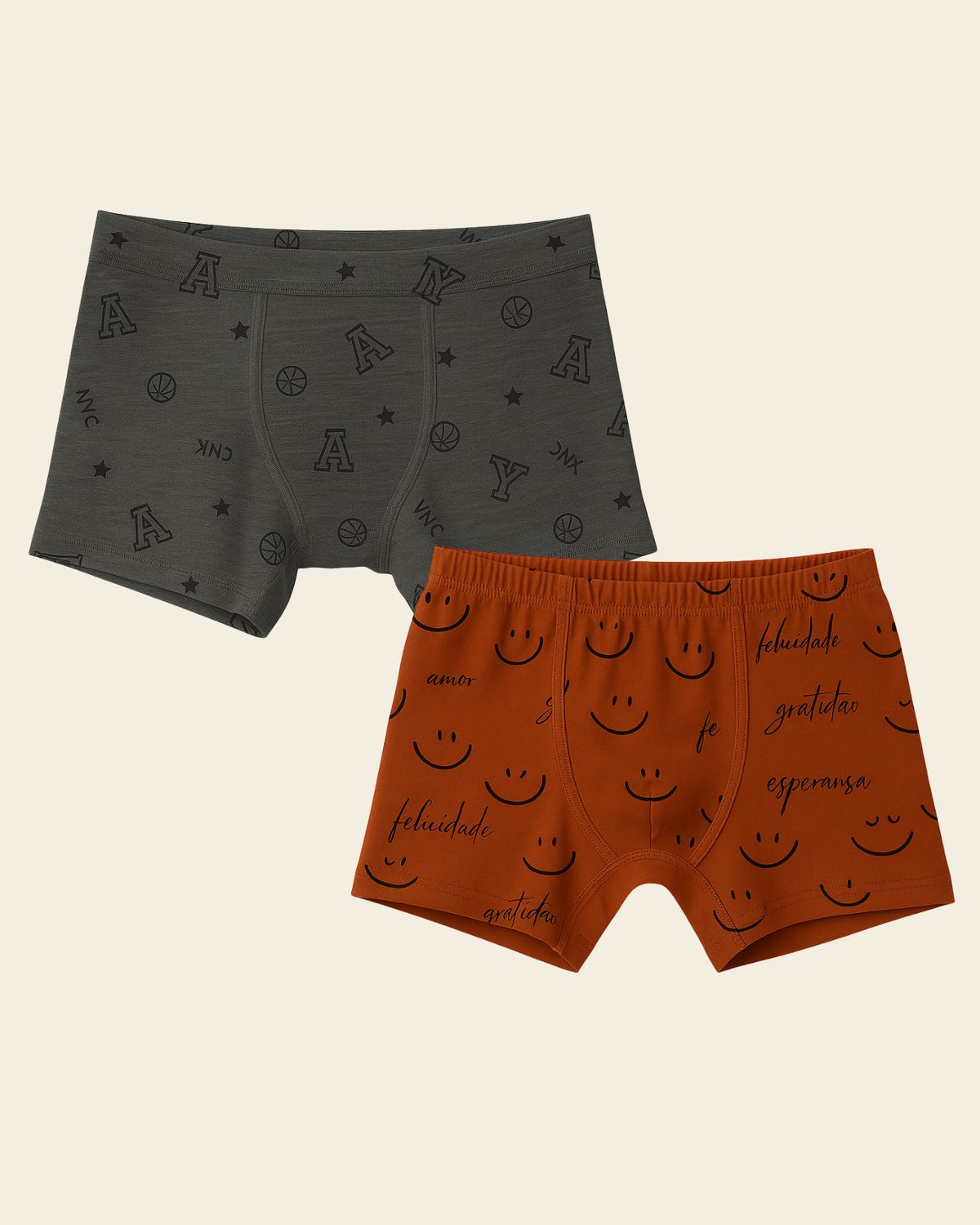 Pack Of 2 Printed Cotton Trunks