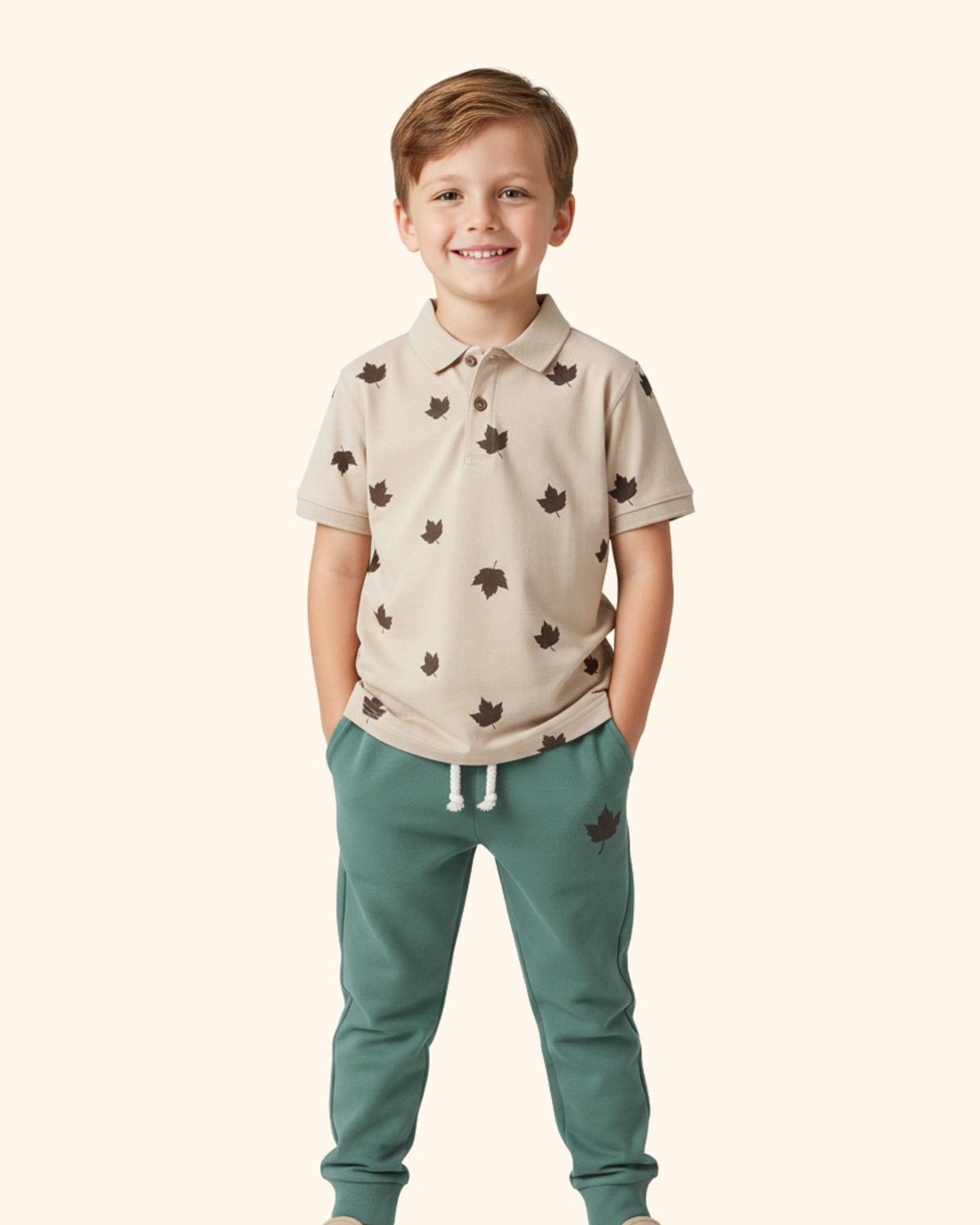 Unisex Little Champs Polo Track Set